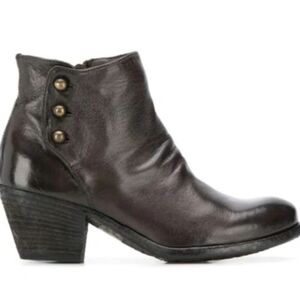 Officine Creative Womens Leather Ankle Heels Giselle boots shoes sz 39.5/9.5